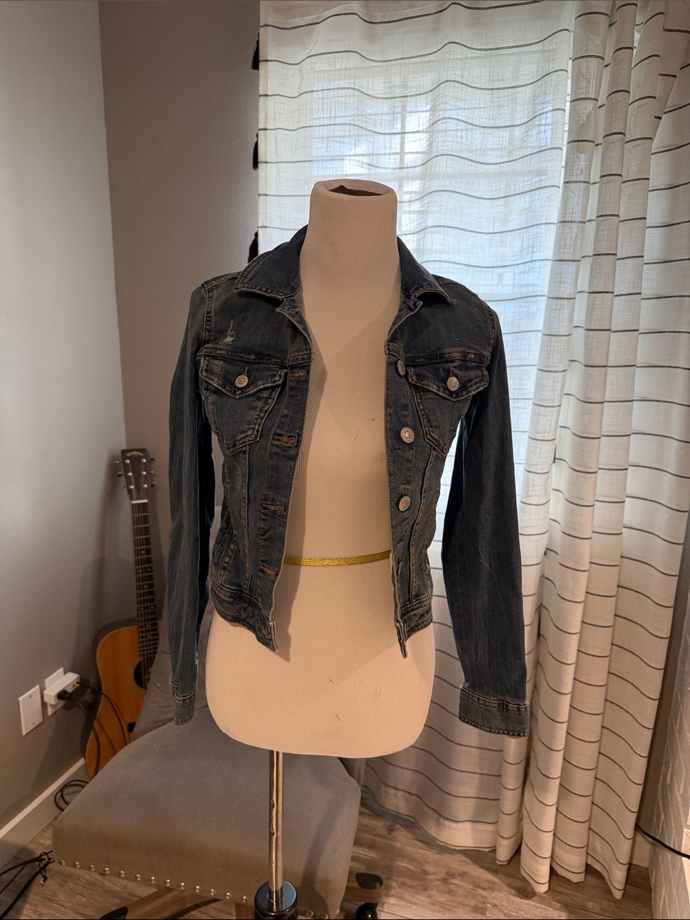 Aeropostale Dark Blue Denim Jacket